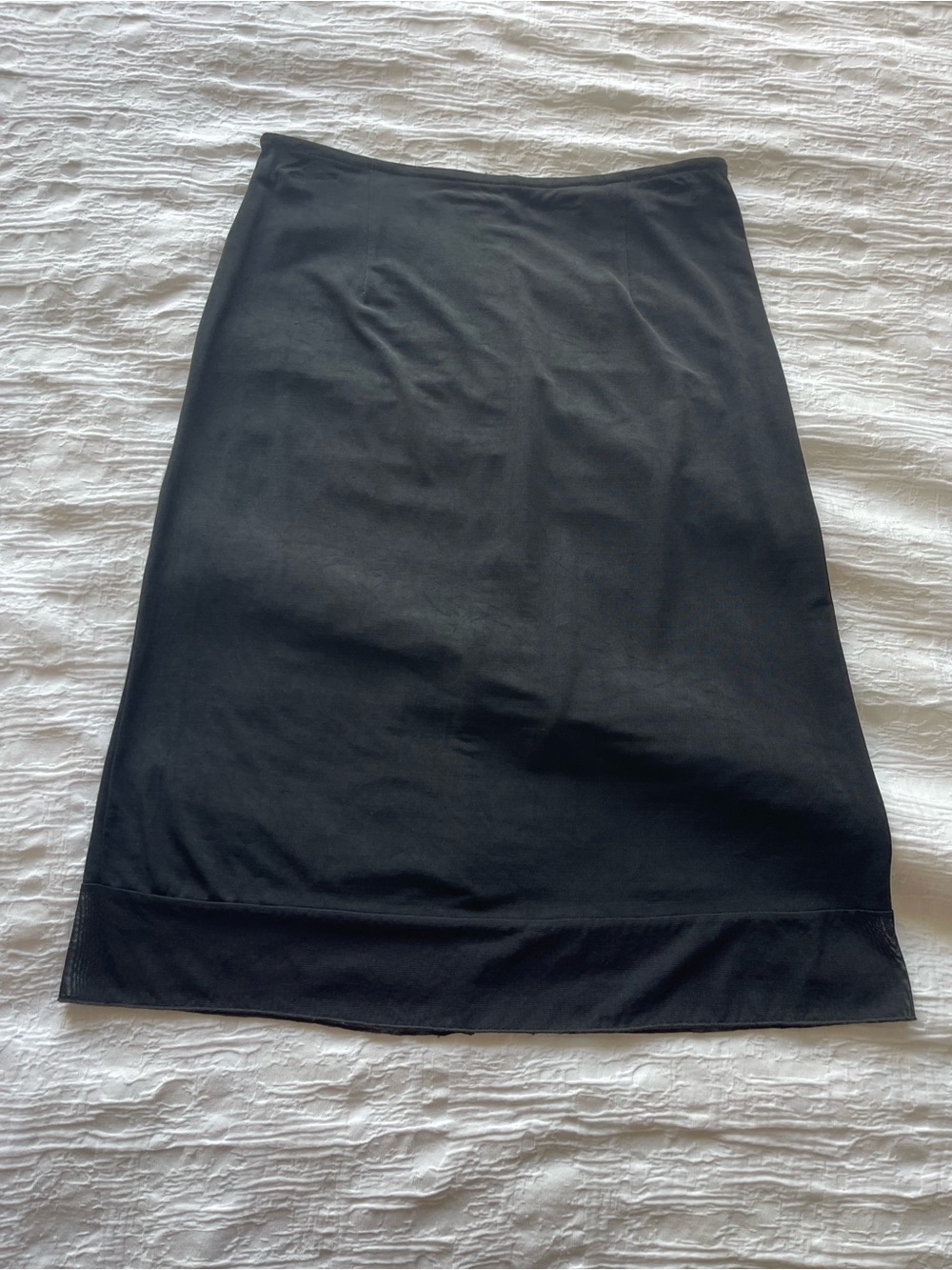 Vintage 90's Black Midi Skirt size medium